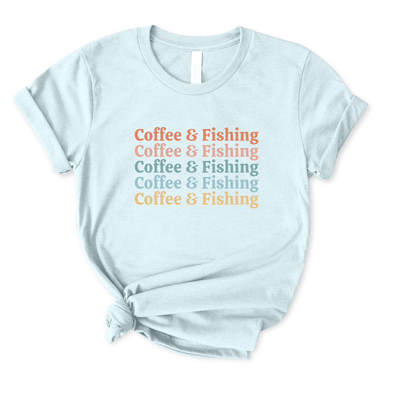 Coffee and Fishing T-Shirt for Women