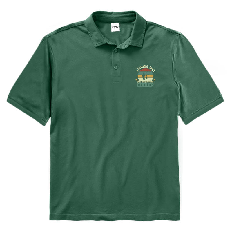 Fishing Dad Cooler Polo Shirt