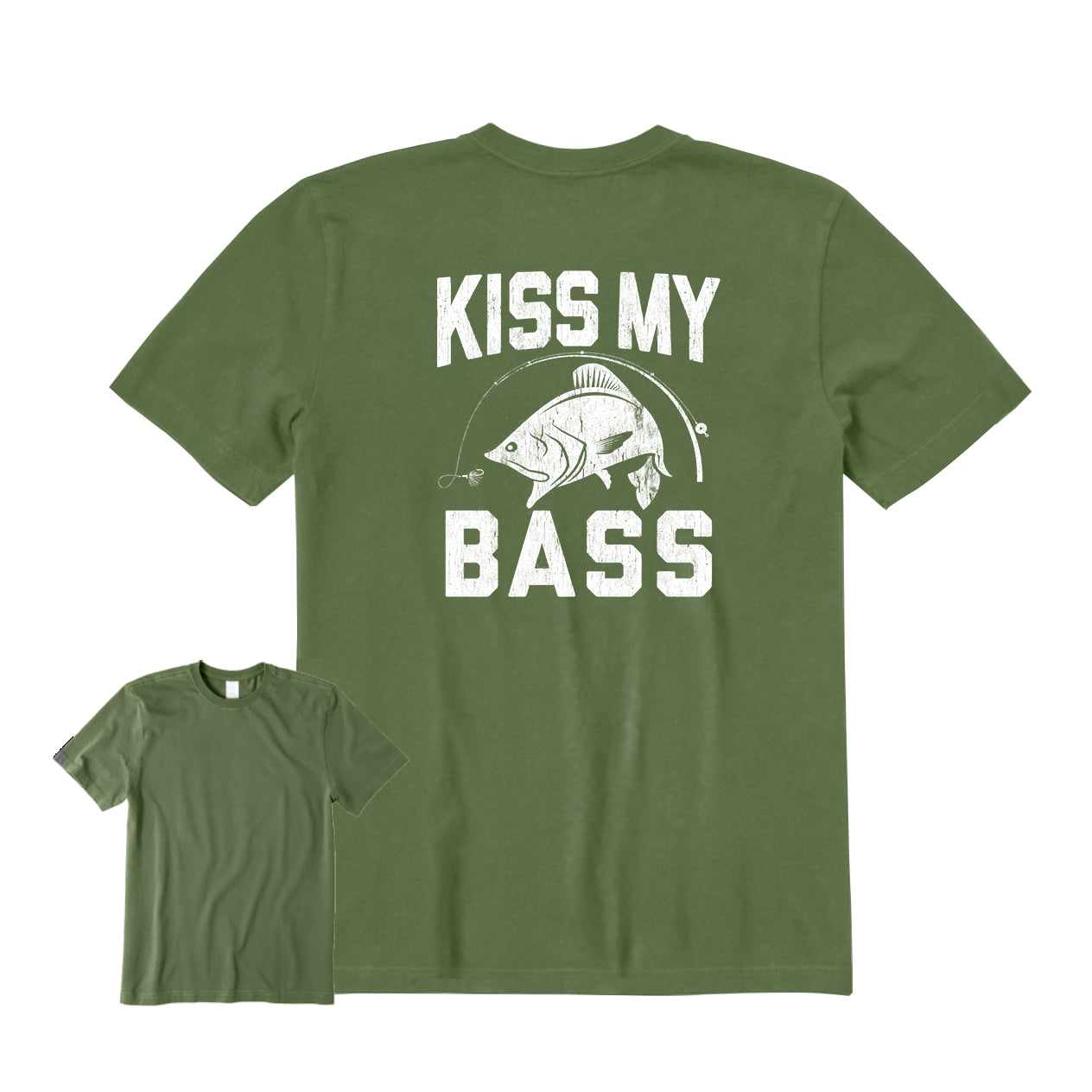 KISS MY BASS Back Graphic T-Shirt