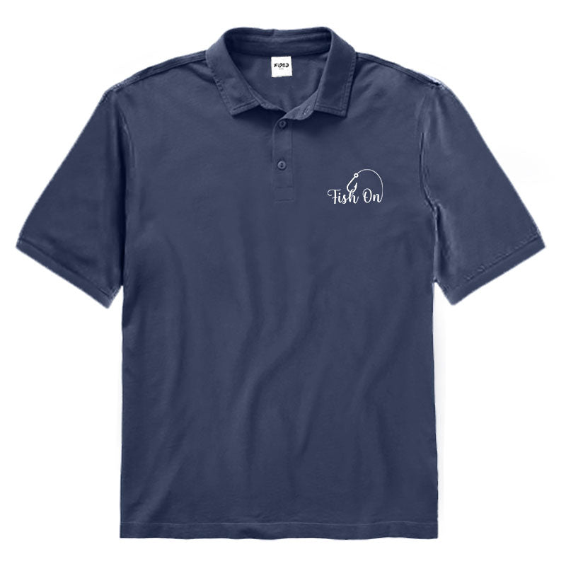 Fish On Polo Shirt