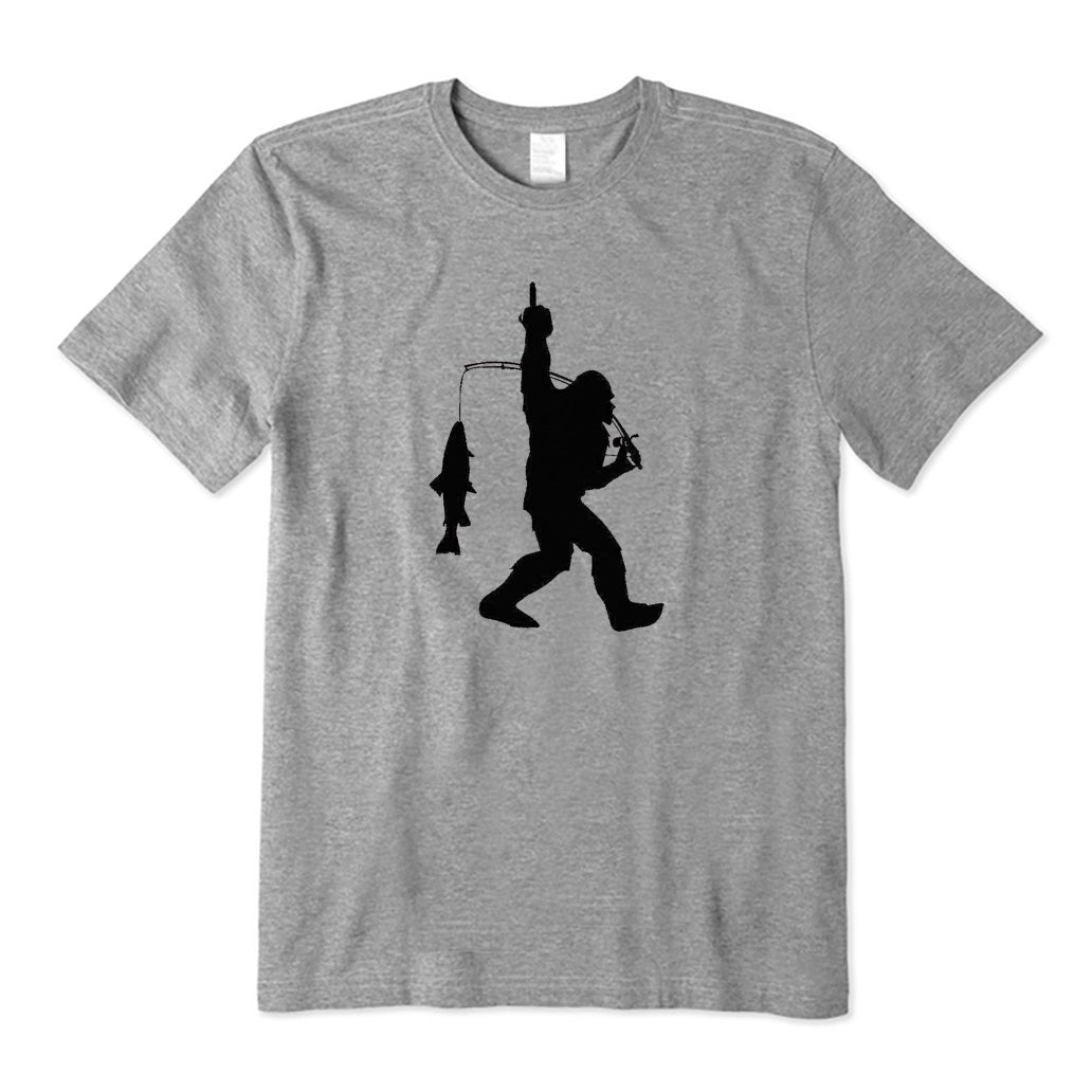 Bigfoot Fishing T-Shirt