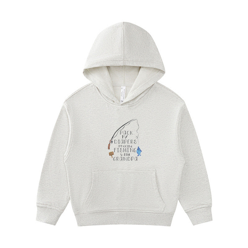 Grandpa's Fishing Buddy Kid's Hoodie