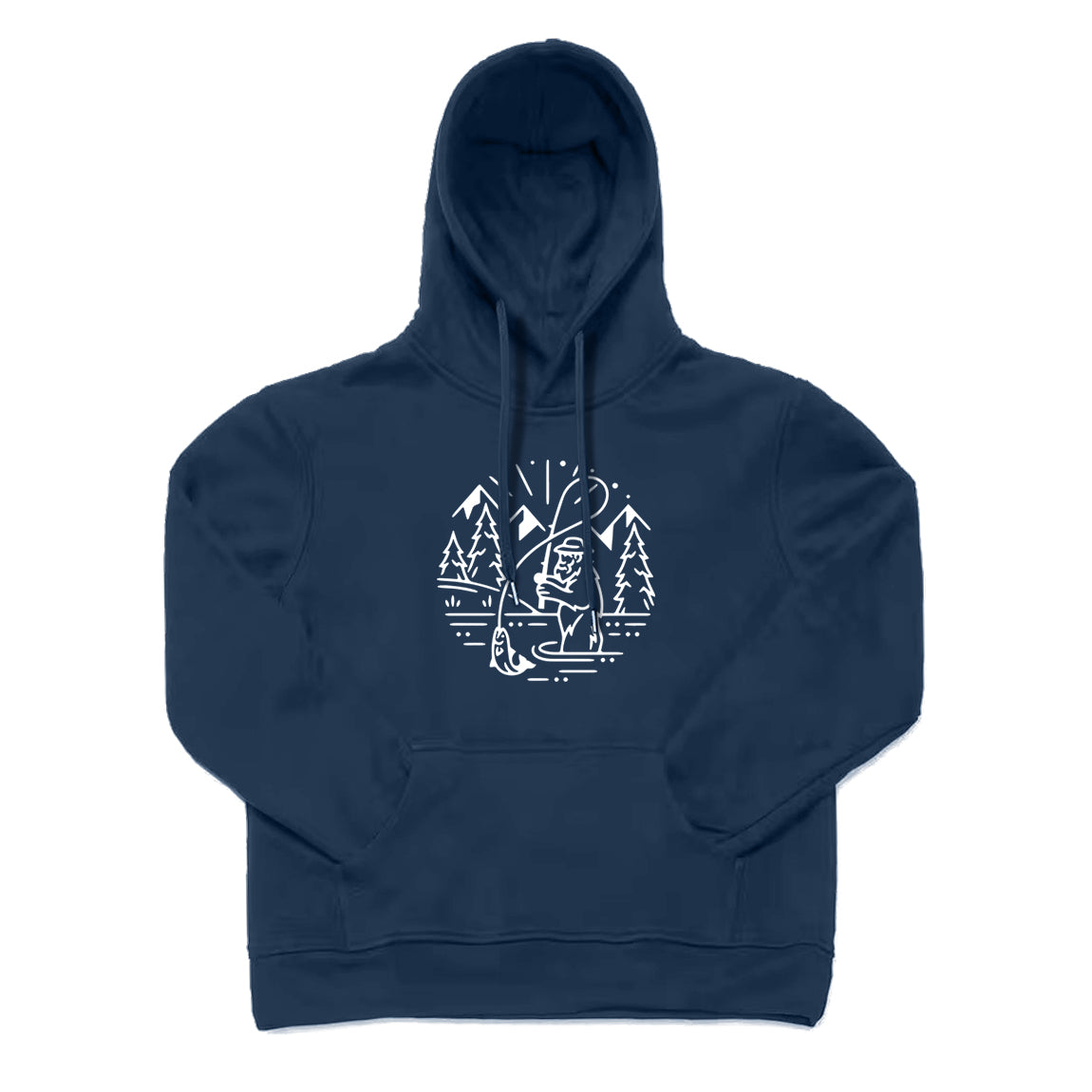 Bigfoot Fishing Hoodie