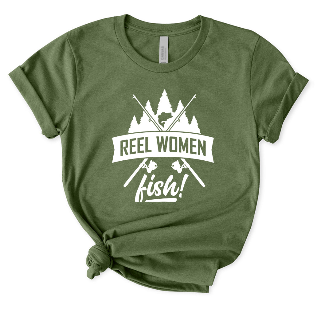 Reel Women Fish T-Shirt for Women