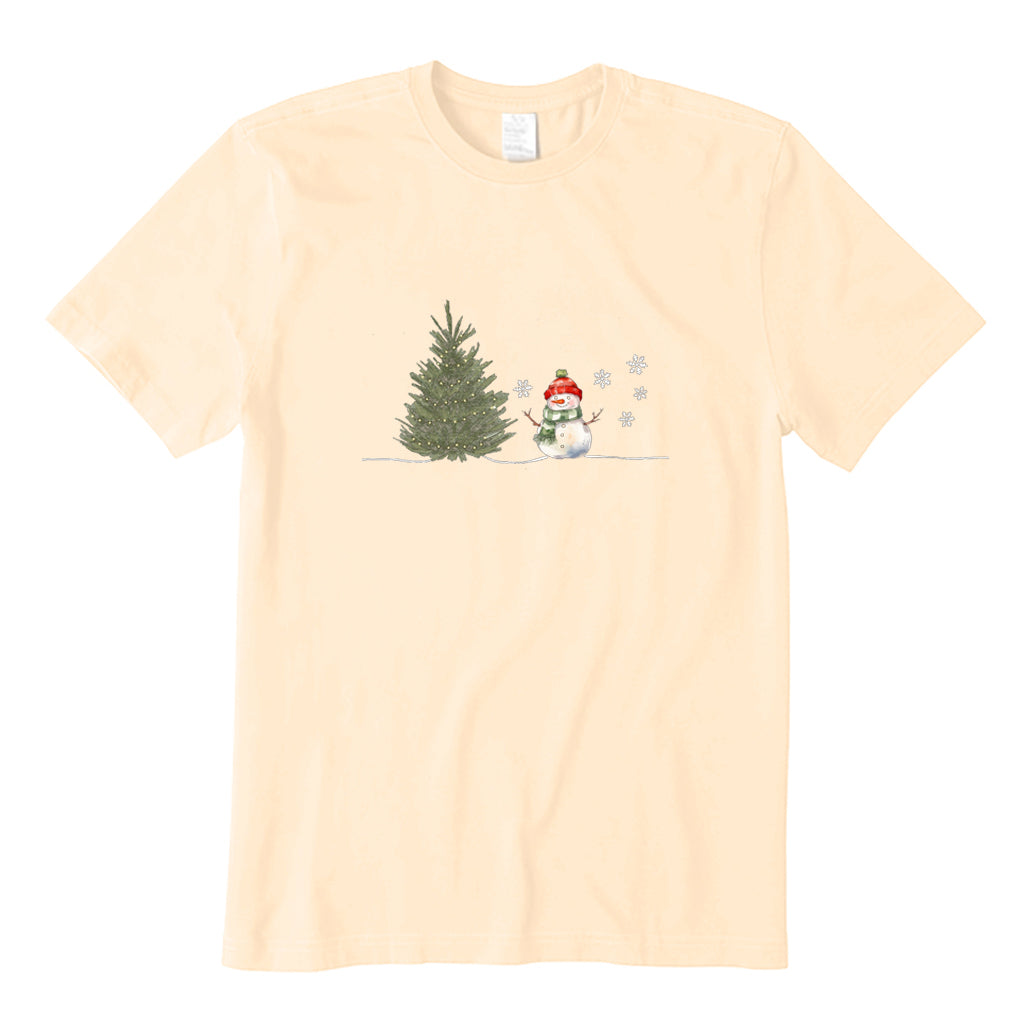 Christmas Tree and Snowman T-Shirt