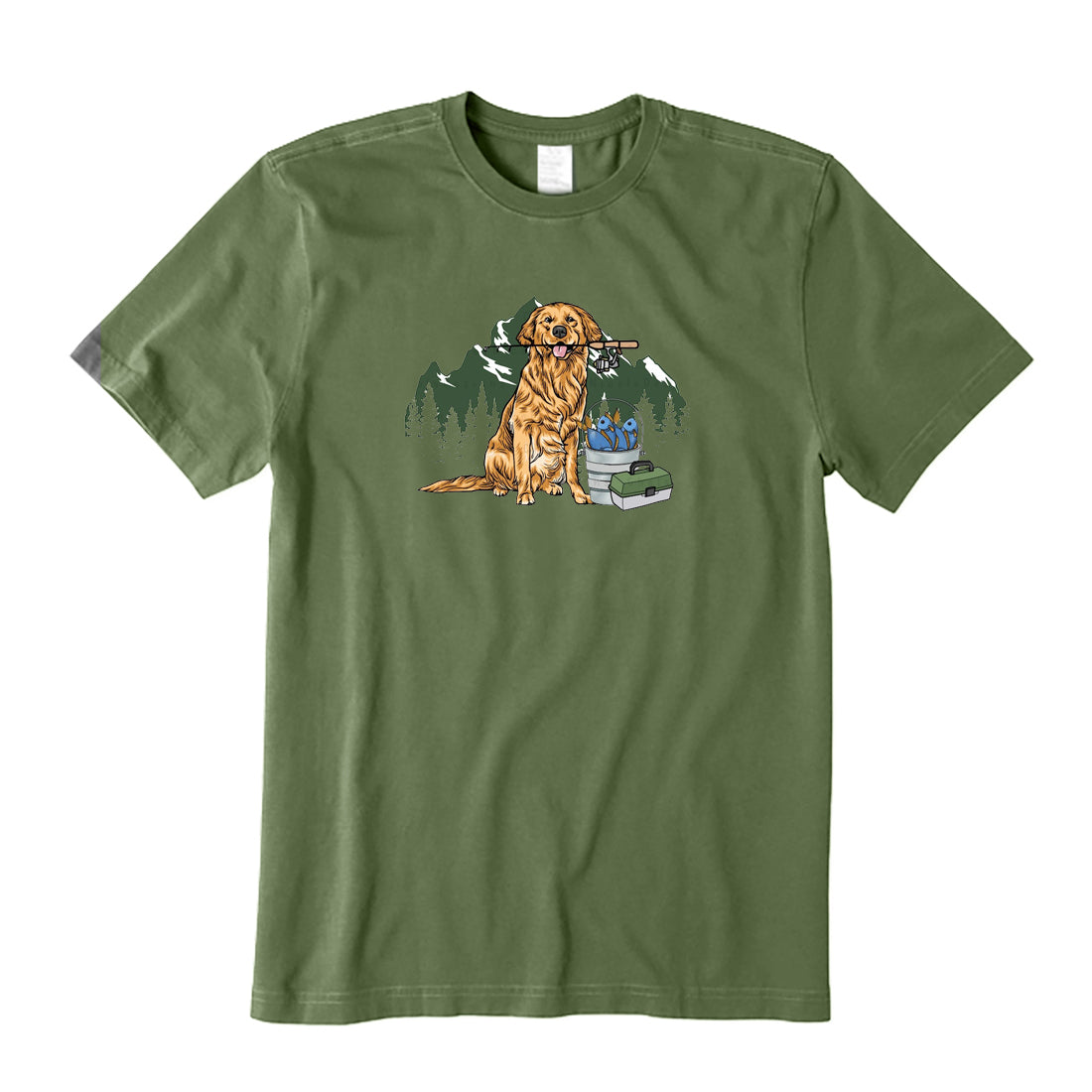 Fishing Dog T-Shirt