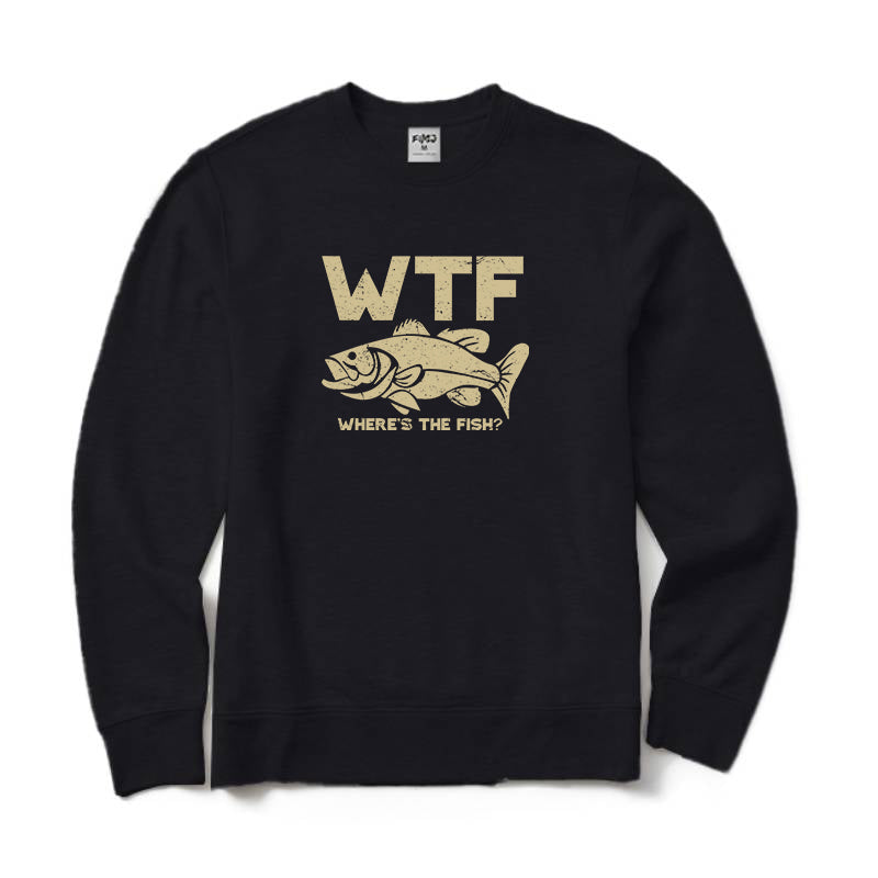 WTF Where Is The Fish? Crewneck Sweatshirt