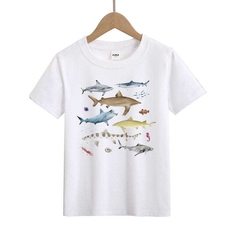 Shark Species  Kid's T-Shirts