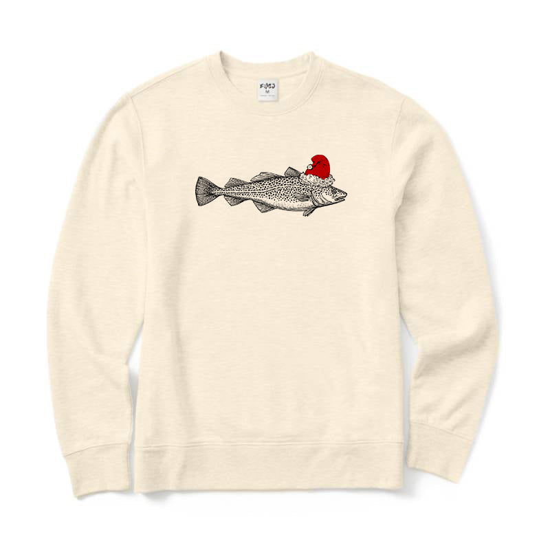 Christmas Fish Crewneck Sweatshirt