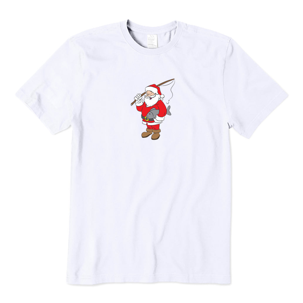 Santa Claus Caught A Fish T-Shirt