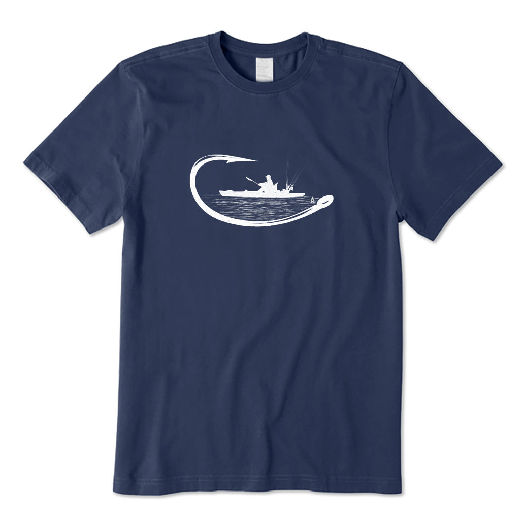 Fisherman Fishing on Boat T-Shirt