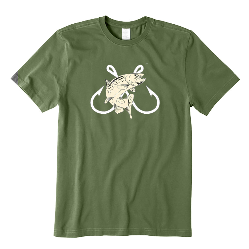 Fishing Hook And Fish T-Shirt