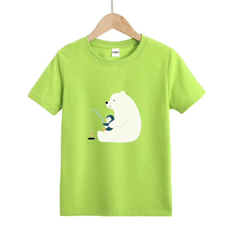 Buddy Fishing Kid's T-Shirts