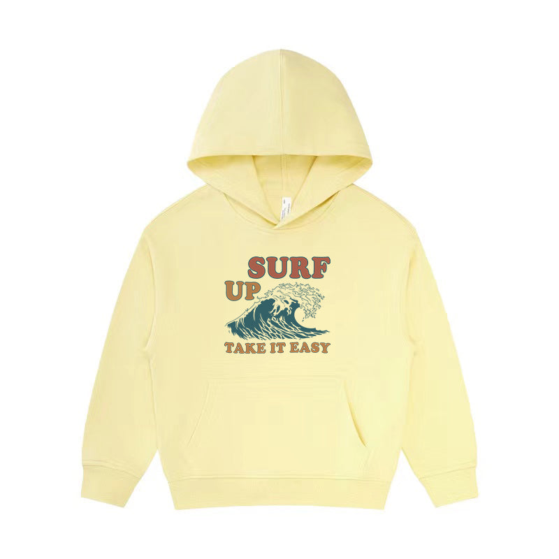 Surf Up Take It Easy Kid's Hoodie