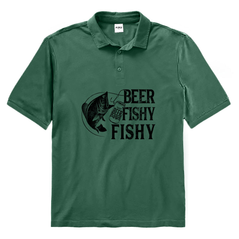 Beer Fishy Fishy Polo Shirt