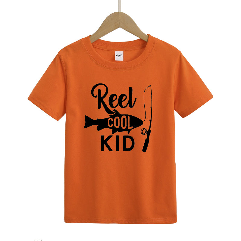 Reel Cool Kid Fishing Kid's T-Shirts