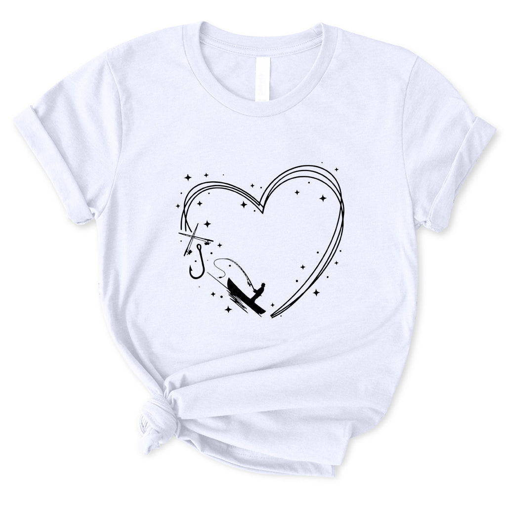 Love Fishing T-Shirt for Women