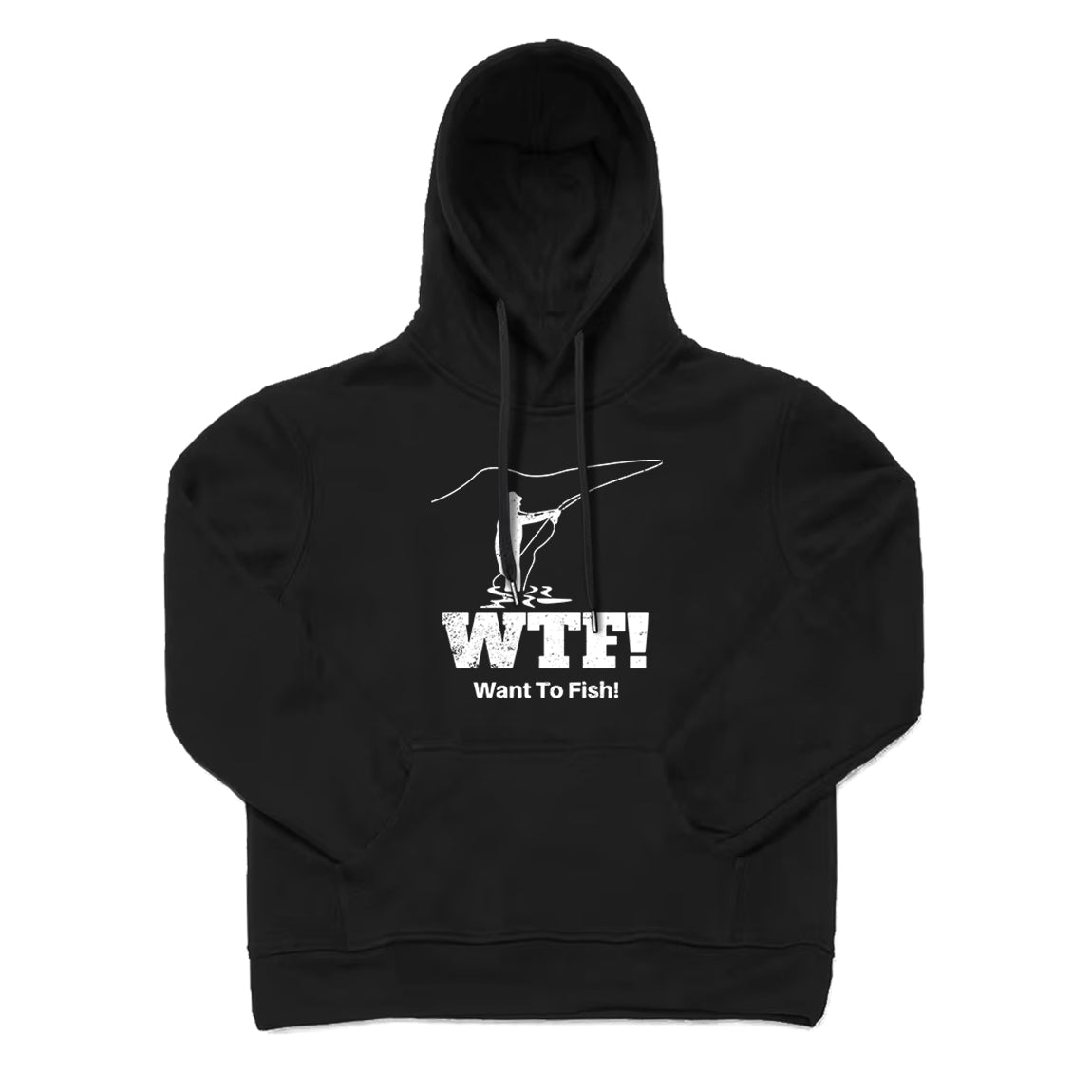 WTF Want To Fish Hoodie