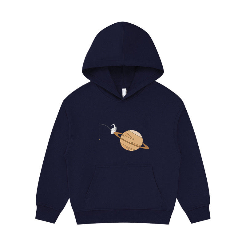 Astronaut Fishing Kid's Hoodie