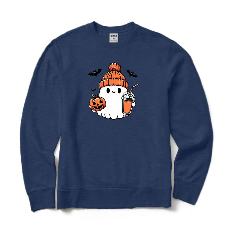 Halloween Cute Ghost Crewneck Sweatshirt