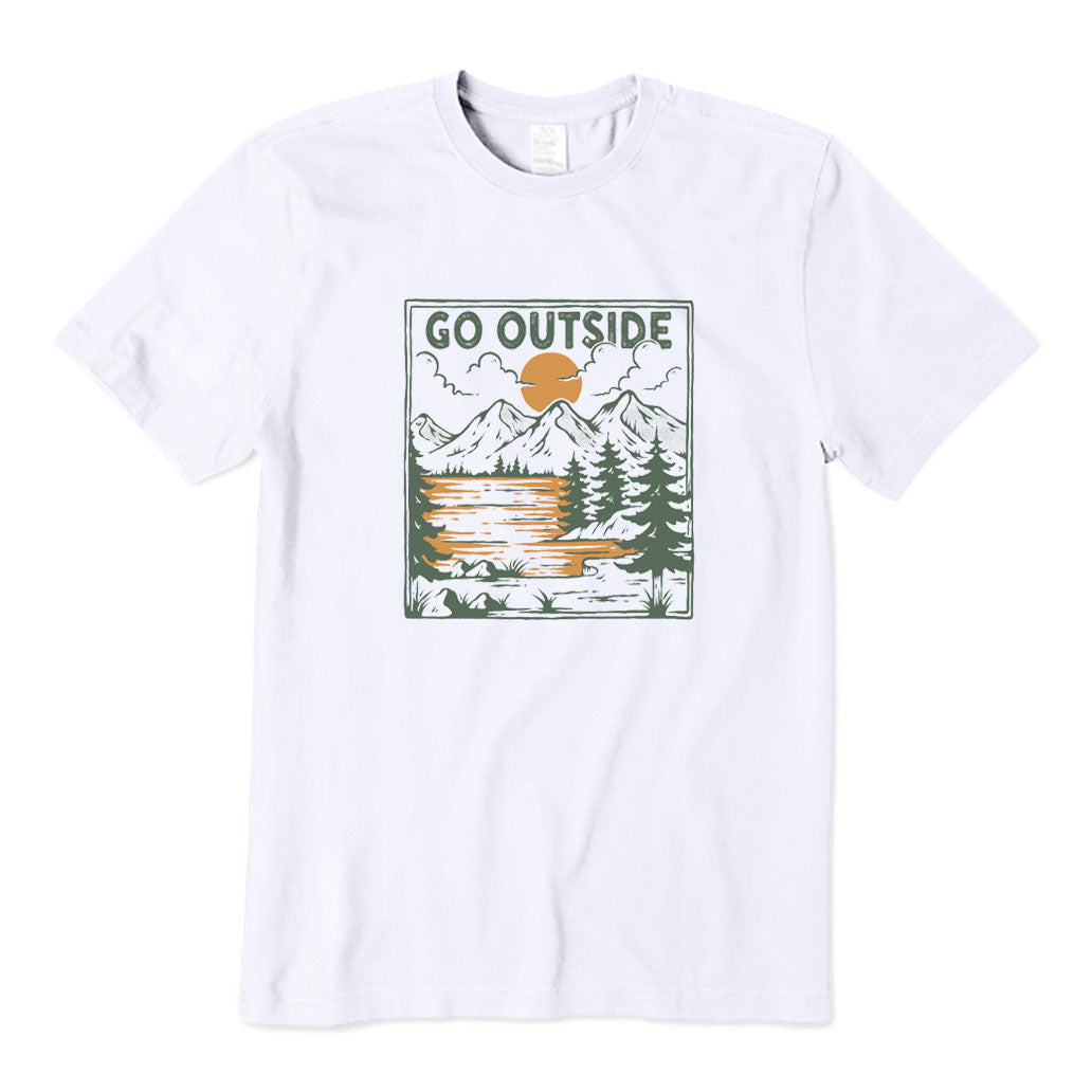 Go Outside and Fishing  T-Shirt