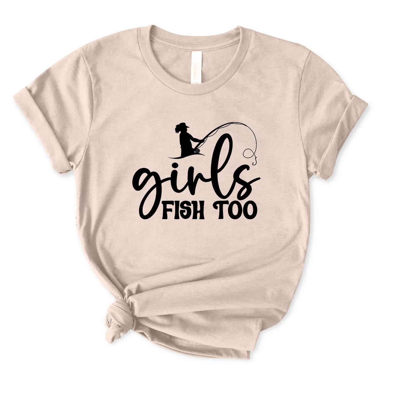 Girls Fish Too T-Shirt for Women