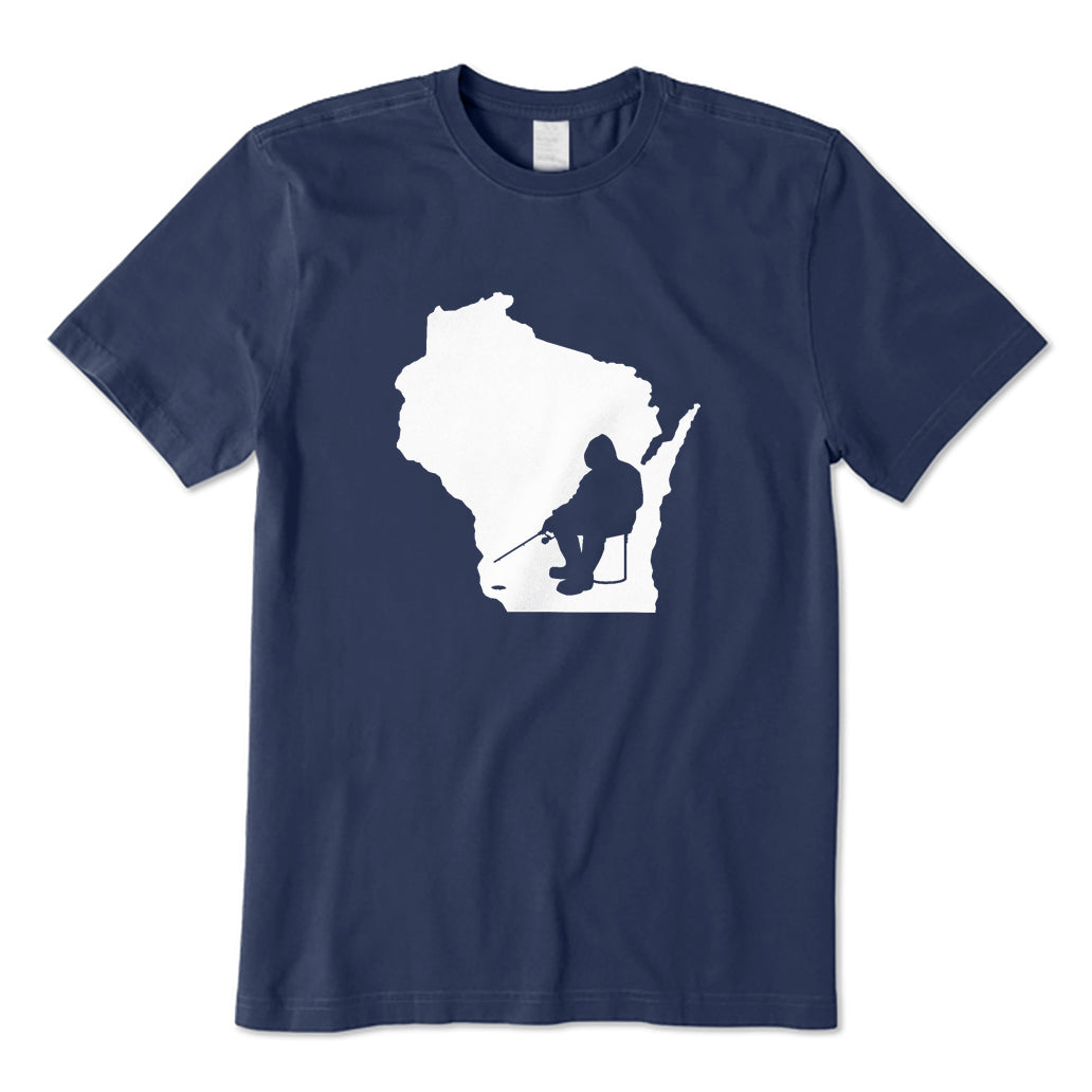 Wisconsin Ice Fishing T-Shirt