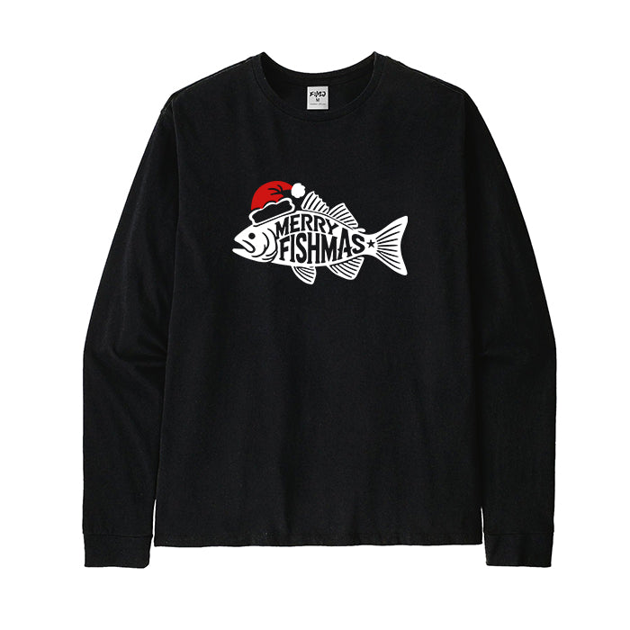 Merry Fishmas Long Sleeve T-Shirt