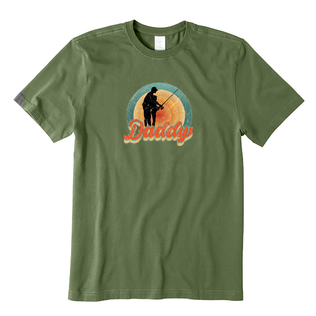 Vintage Fishing Dad and Daughter T-Shirt