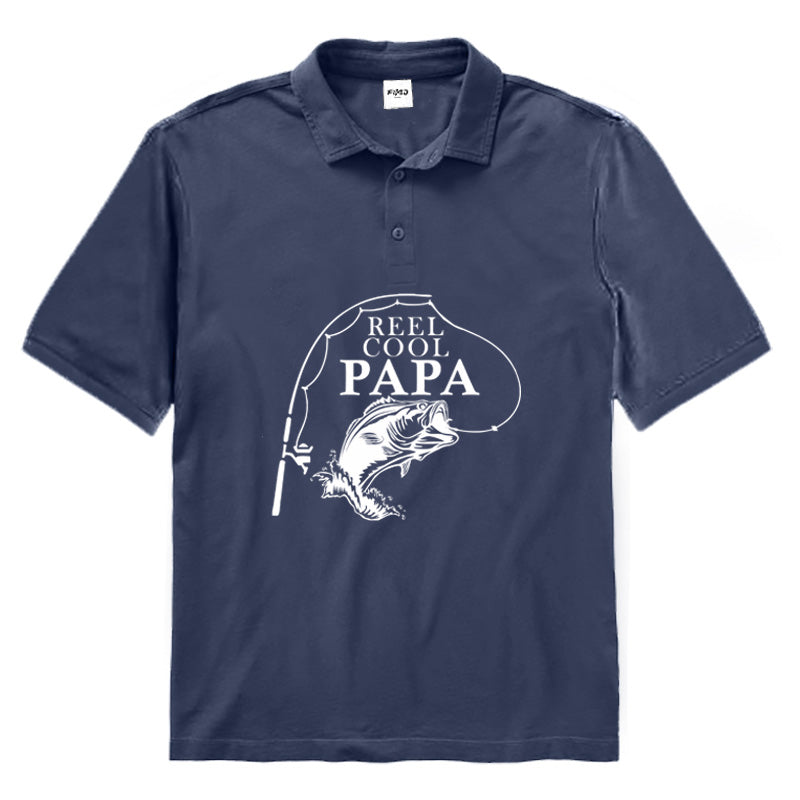 Reel Cool Papa Polo Shirt