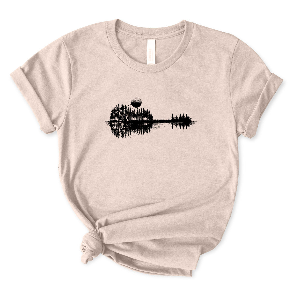 Nature Guitar T-Shirt FOR WOMEN