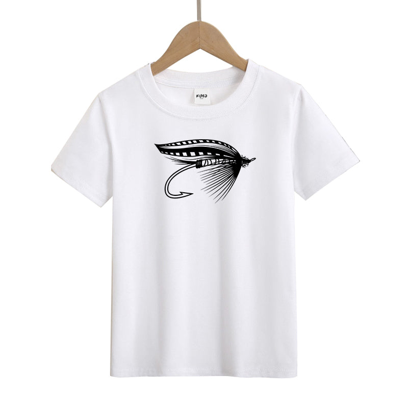 Fly Fishing Lure Kids T-Shirt