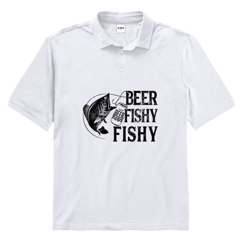 Beer Fishy Fishy Polo Shirt