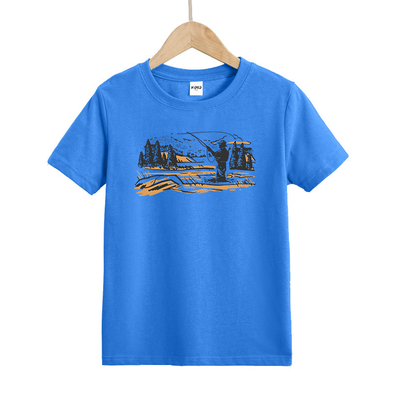 Fishing in The Water Kids T-Shirt