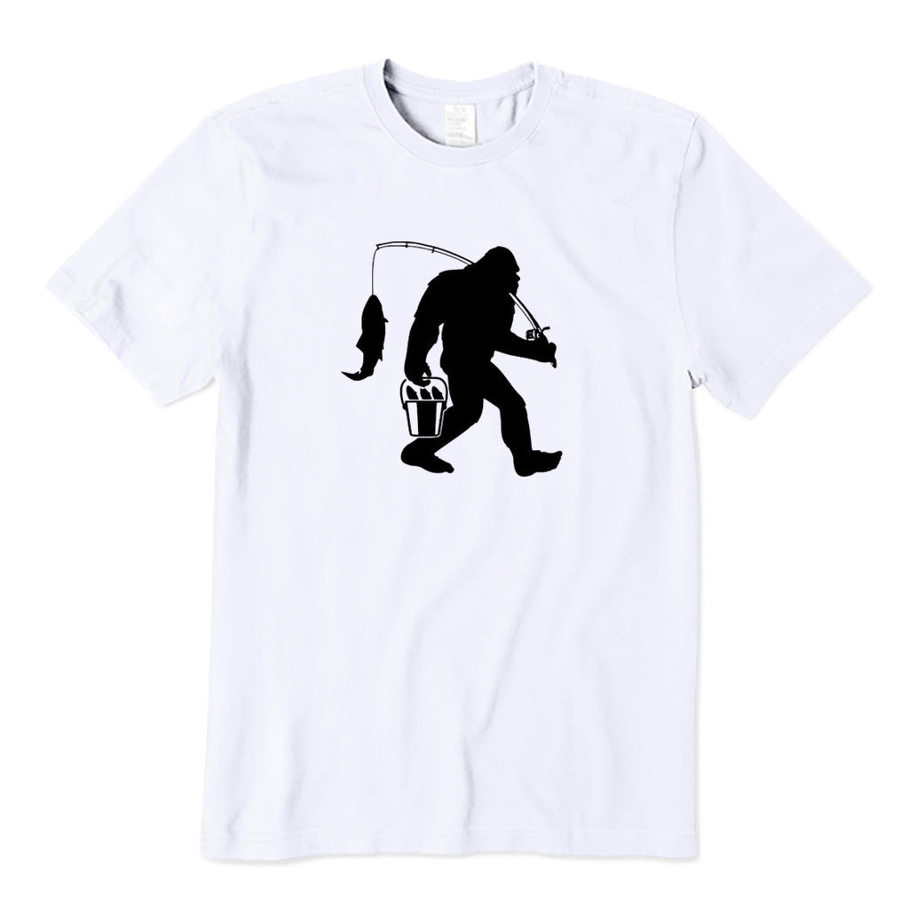 Bigfoot Fishing T-Shirt