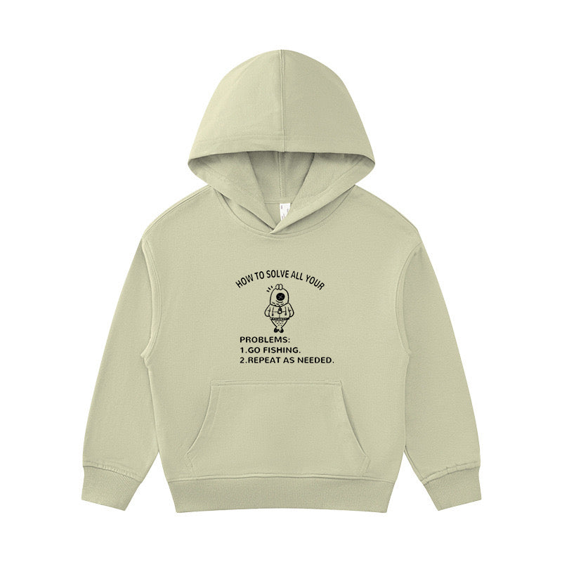 Fishing Solve All Your Problems Kid's Hoodie