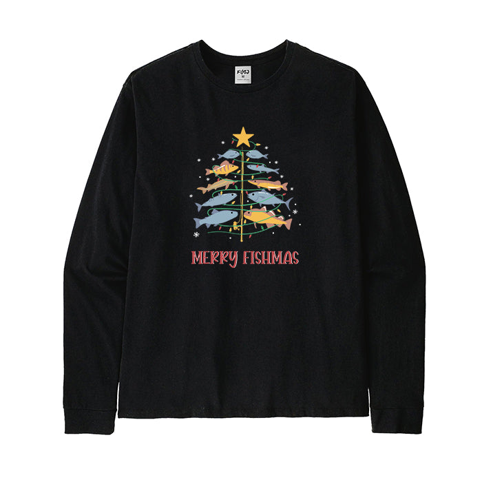 Merry Fishmas Long Sleeve T-Shirt