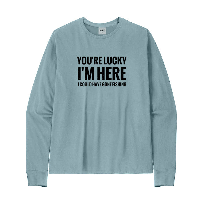 I Could Have Gone Fishing Long Sleeve T-Shirt