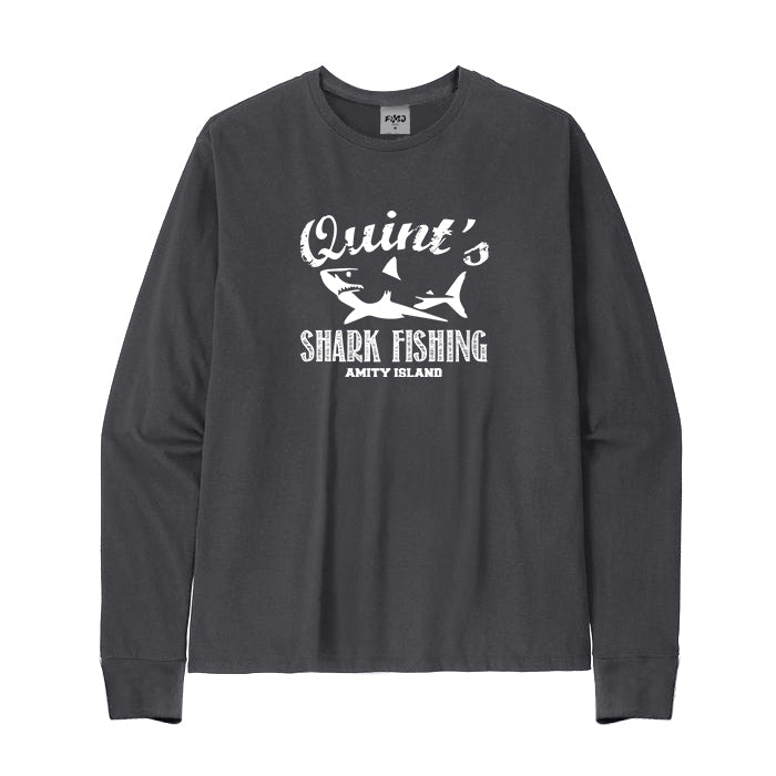 Quint's Shark Fishing Long Sleeve T-Shirt