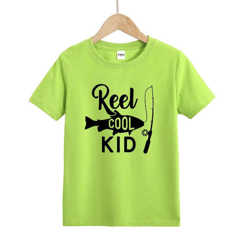 Reel Cool Kid Fishing Kid's T-Shirts