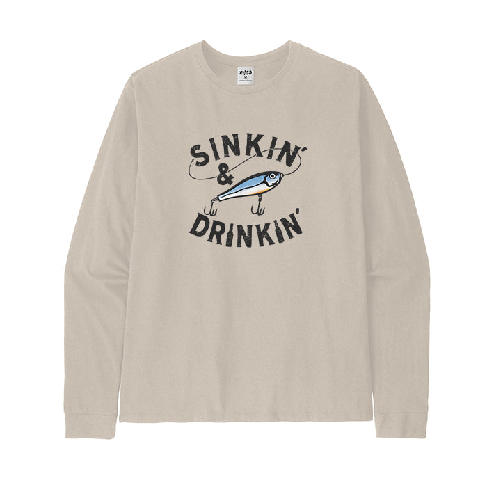 Sinkin' & Drinkin' Fishing Long Sleeve T-Shirt