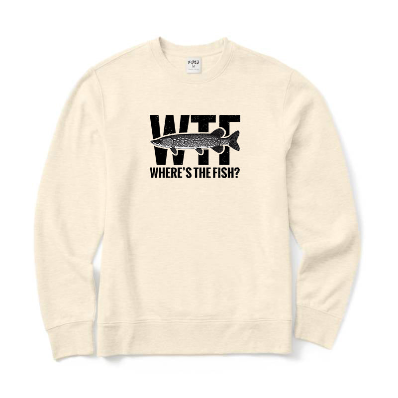 WTF Where's The Fish? Crewneck Sweatshirt