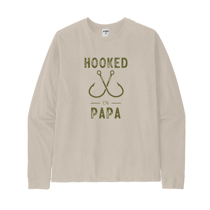 Hooked on Papa Long Sleeve T-Shirt