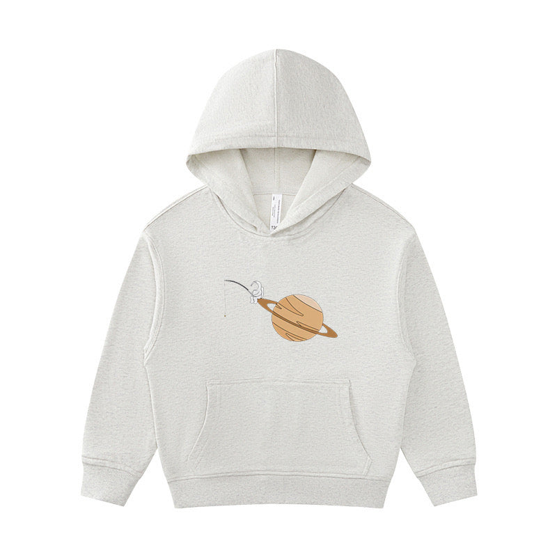 Astronaut Fishing Kid's Hoodie