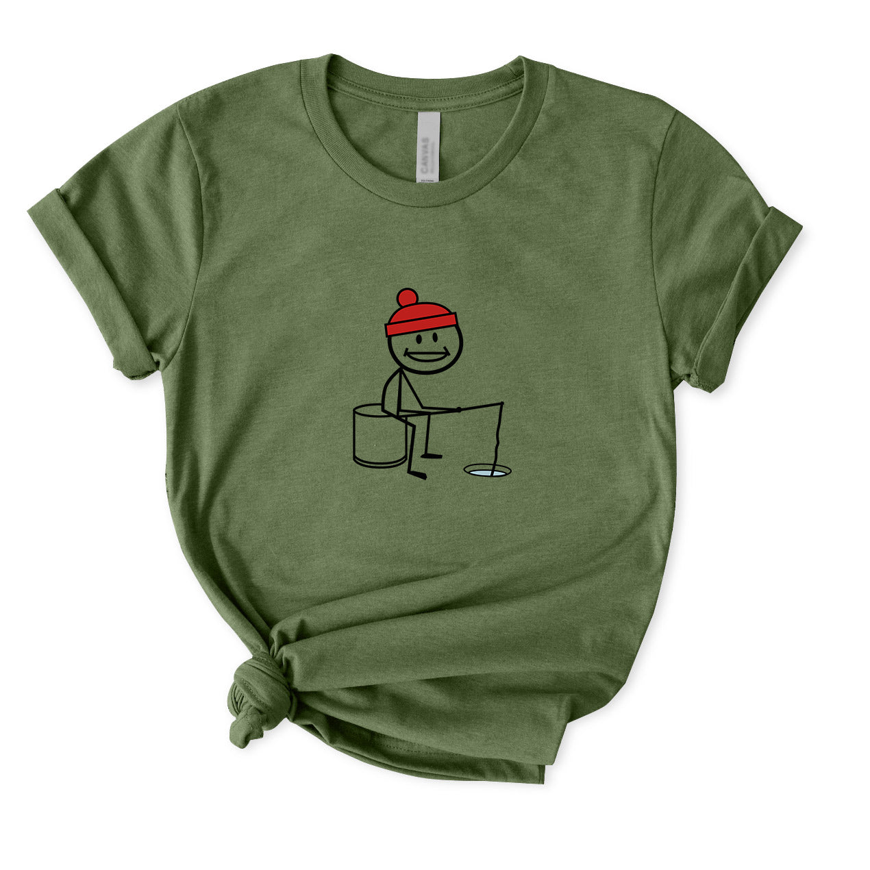 Ice Fishing T-Shirt for women