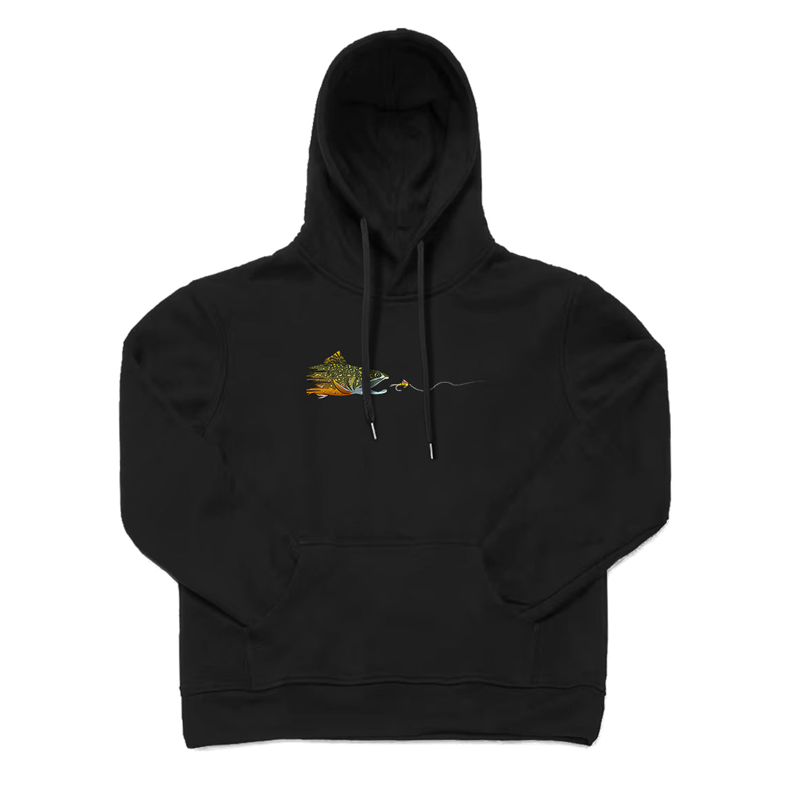 Fly Fishing Brook Trout Hoodie