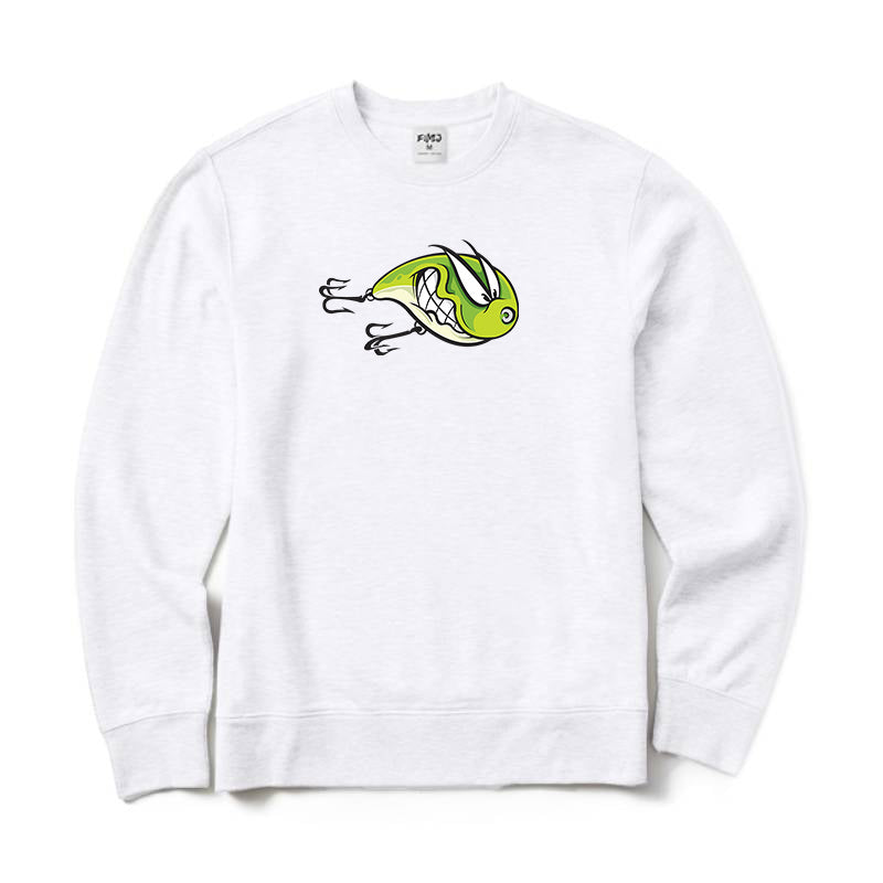 Angry Fishing Lure Crewneck Sweatshirt