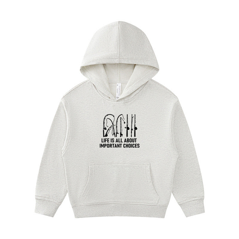 Life Is All About Important Choices Kid's Hoodie