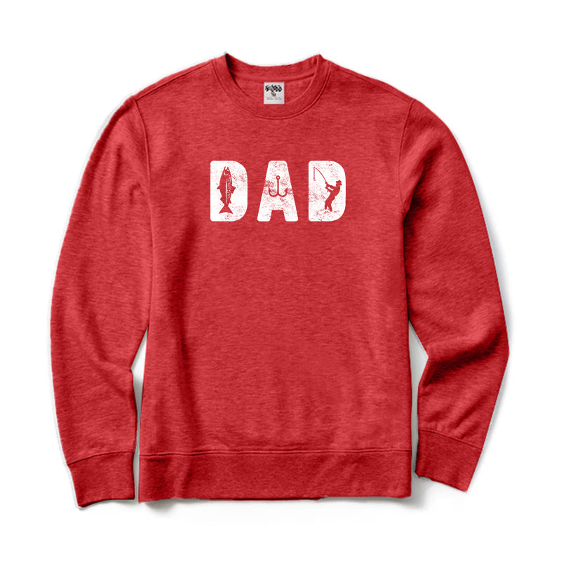 Dad Fishing Crewneck Sweatshirt