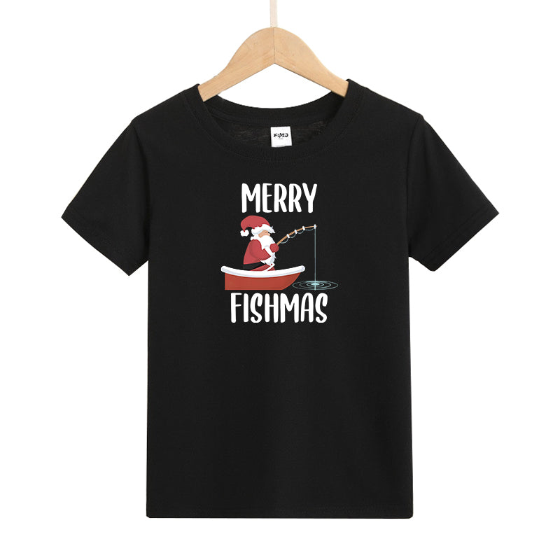 Merry Fishmas Kid's T-Shirts